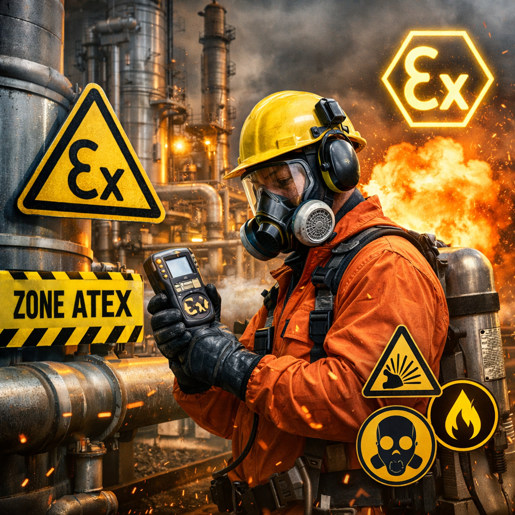 Travailleur en zone ATEX