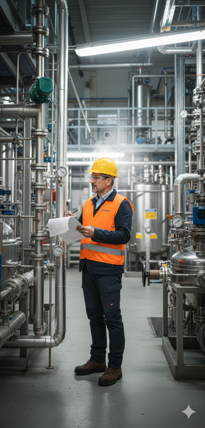 Installation industrielle sécurisée